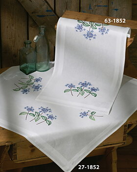 Löpare 40 x 80 utan garn Hortensia