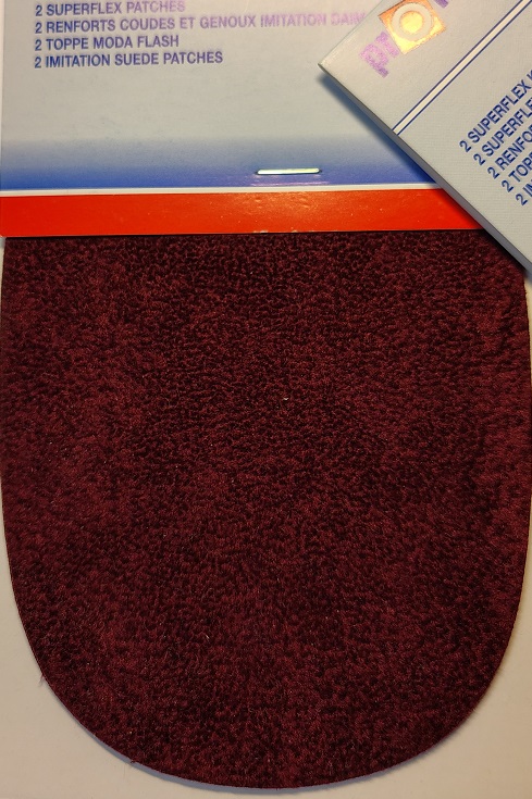 Ärmlapp mockaimitation vinröd Pronty 2-pack