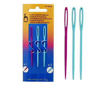 Synålar i plast 3-pack Pony