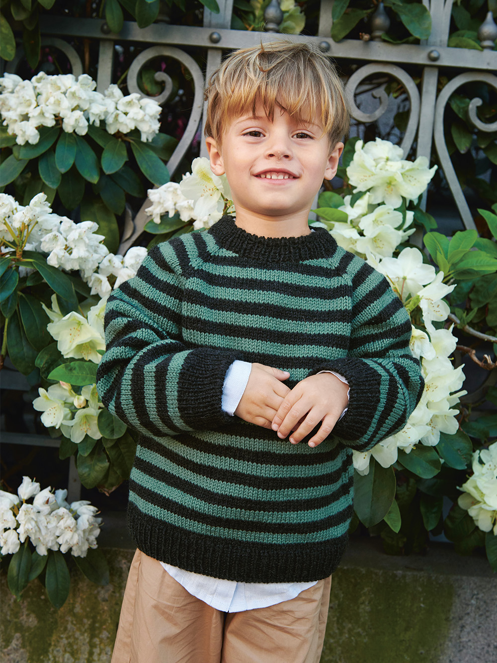 Sandnes South Sweater Junior 2408_03 (20 m st 4) - 3
