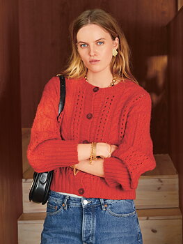Sandnes Cornelia Cardigan 2409_08 (17 m mönster st 4,5)