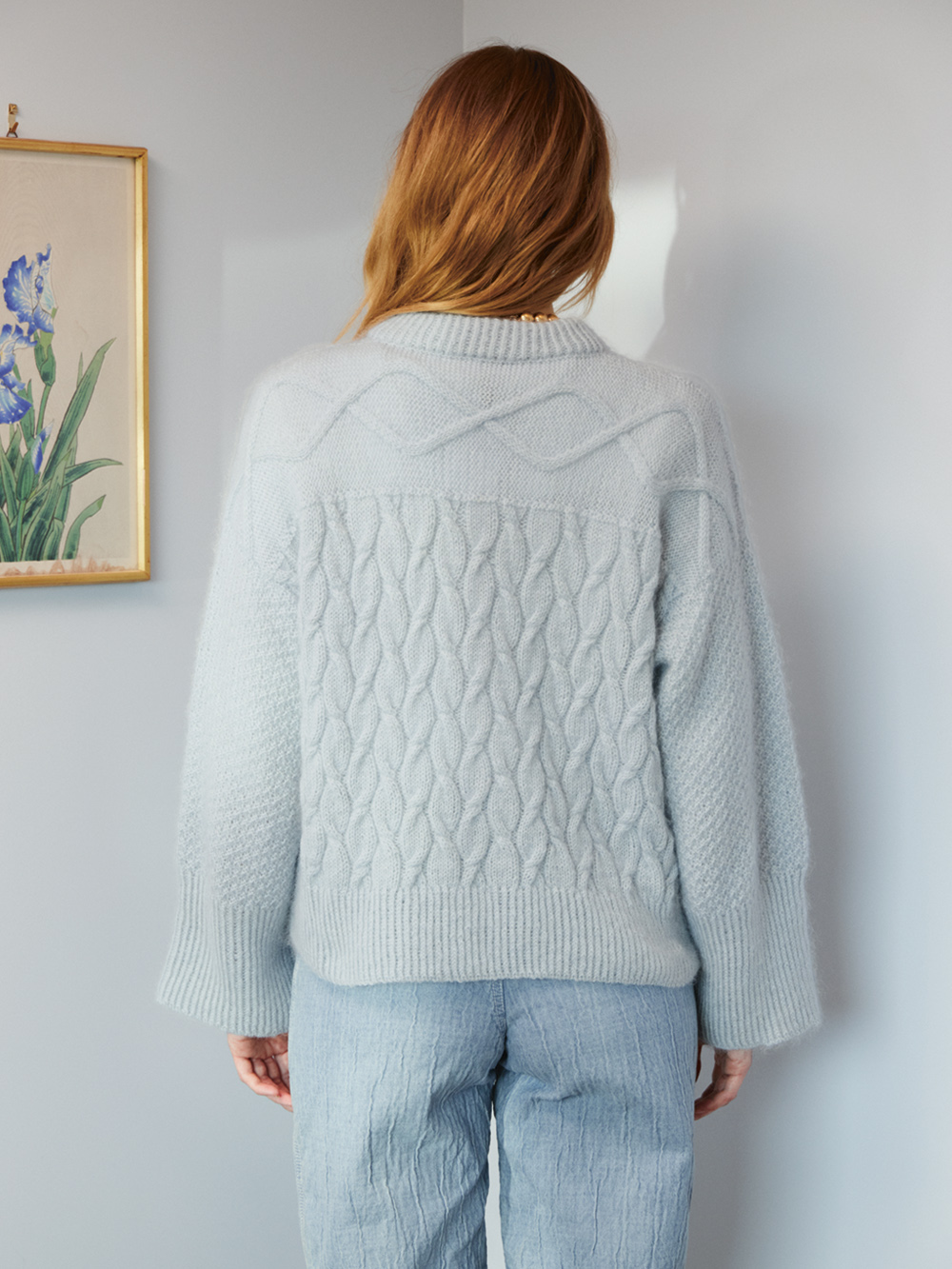Sandnes Heather Sweater Cable edition 2409_13 (20-22 m mönster st 4) - 3