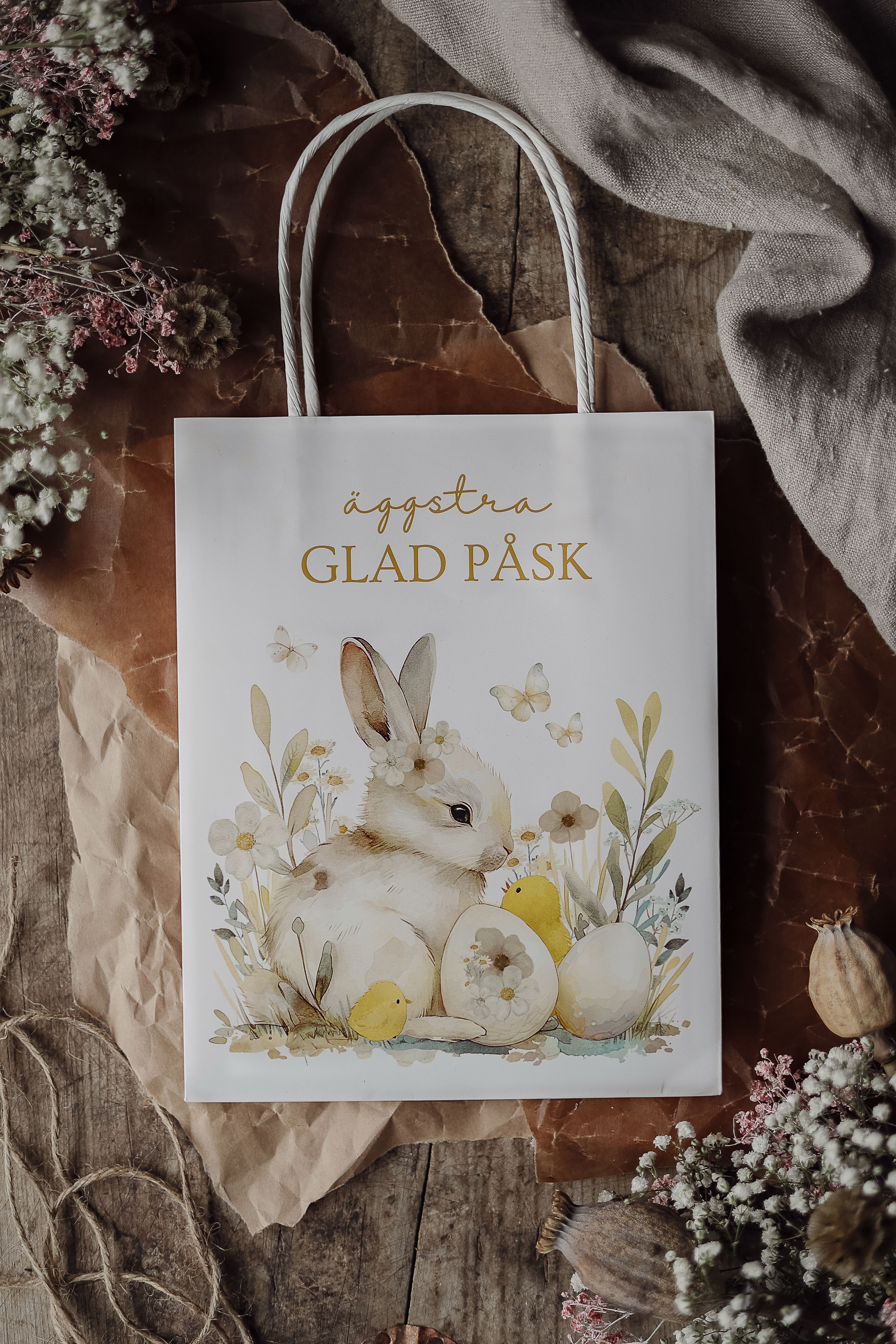 Gåvopåse - äggstra GLAD PÅSK - 2