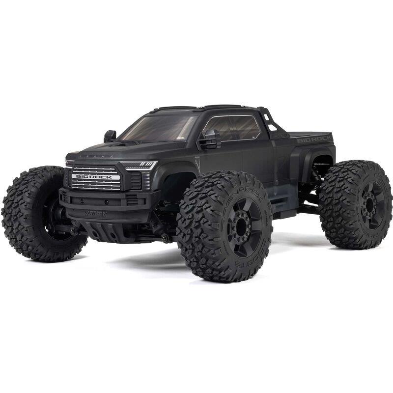 ARRMA 1/10 BIG ROCK 223S DSC 4X4 RTR Brushless Monster Truck, Black - 2