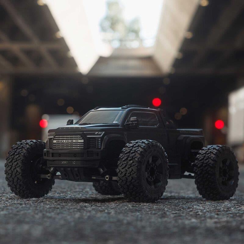ARRMA 1/10 BIG ROCK 223S DSC 4X4 RTR Brushless Monster Truck, Black - 5