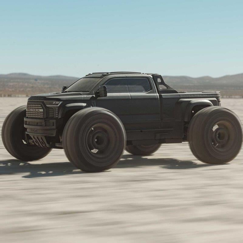 ARRMA 1/10 BIG ROCK 223S DSC 4X4 RTR Brushless Monster Truck, Black - 7