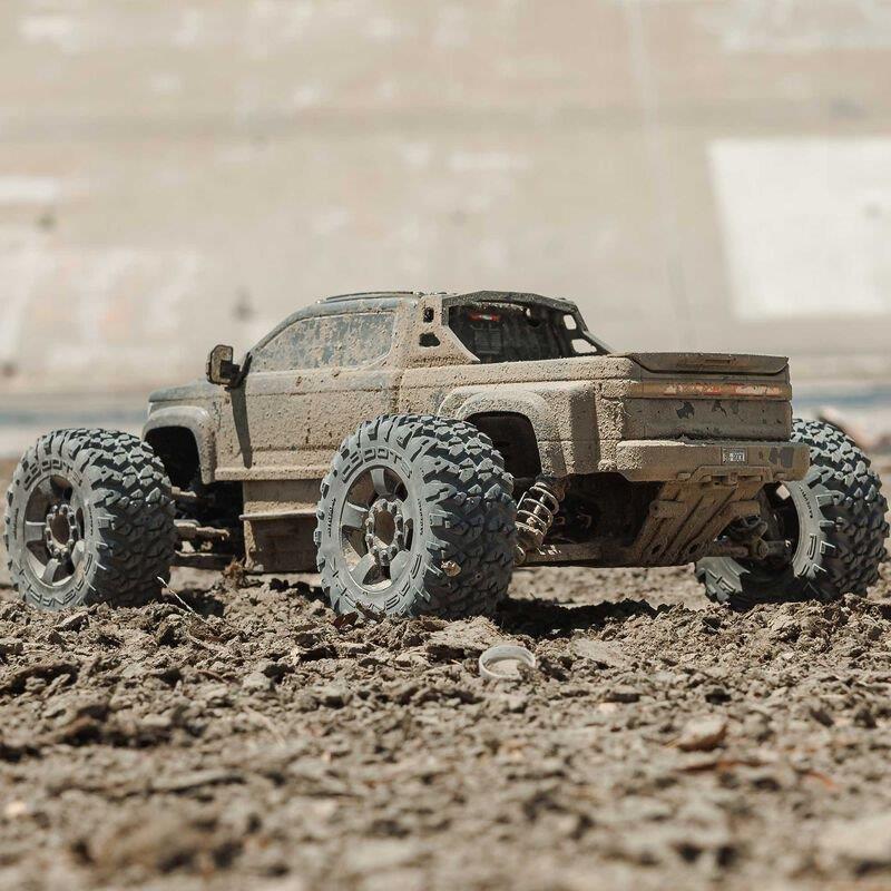 ARRMA 1/10 BIG ROCK 223S DSC 4X4 RTR Brushless Monster Truck, Black - 4