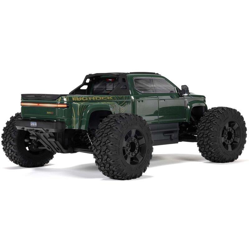 ARRMA 1/10 BIG ROCK 223S DSC 4X4 RTR Brushless Monster Truck, Green - 21