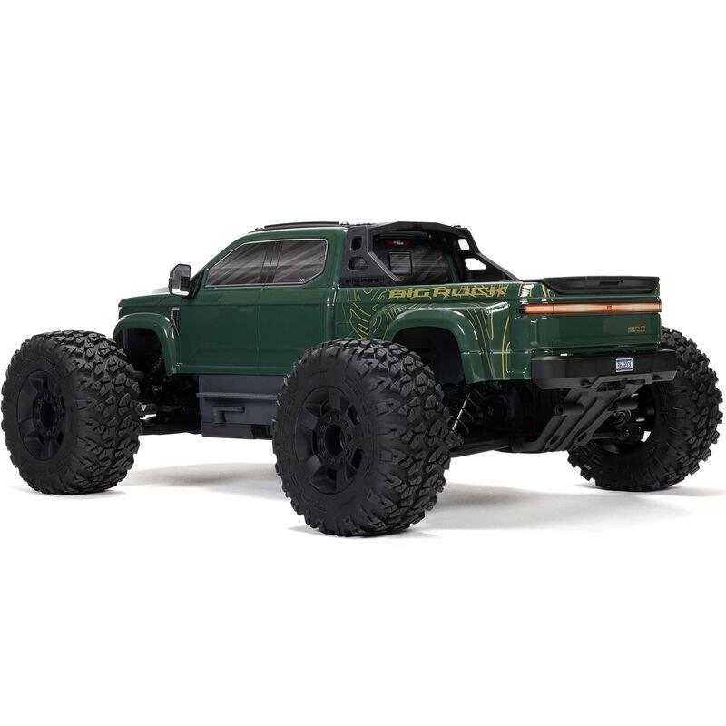 ARRMA 1/10 BIG ROCK 223S DSC 4X4 RTR Brushless Monster Truck, Green - 22