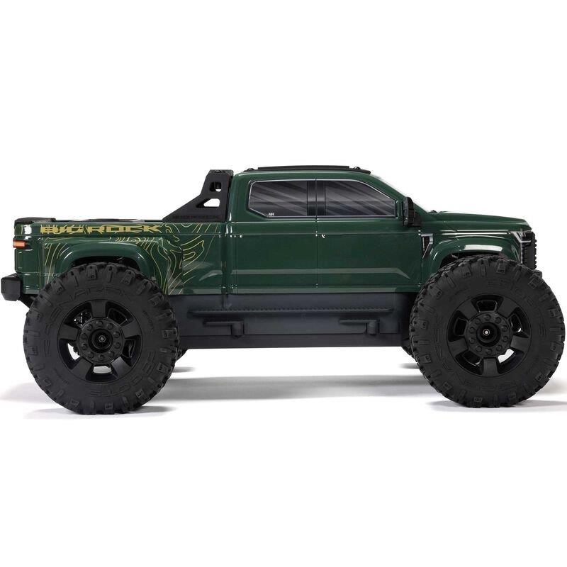 ARRMA 1/10 BIG ROCK 223S DSC 4X4 RTR Brushless Monster Truck, Green - 19