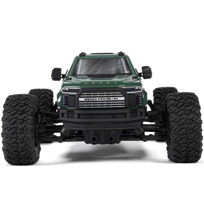 ARRMA 1/10 BIG ROCK 223S DSC 4X4 RTR Brushless Monster Truck, Green - 9