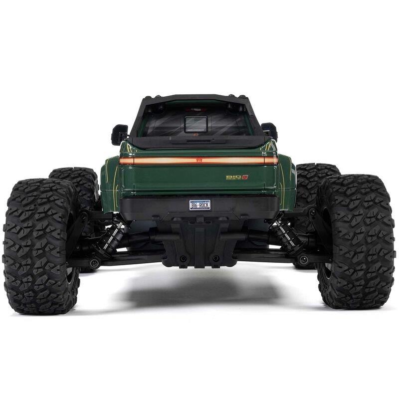 ARRMA 1/10 BIG ROCK 223S DSC 4X4 RTR Brushless Monster Truck, Green - 10