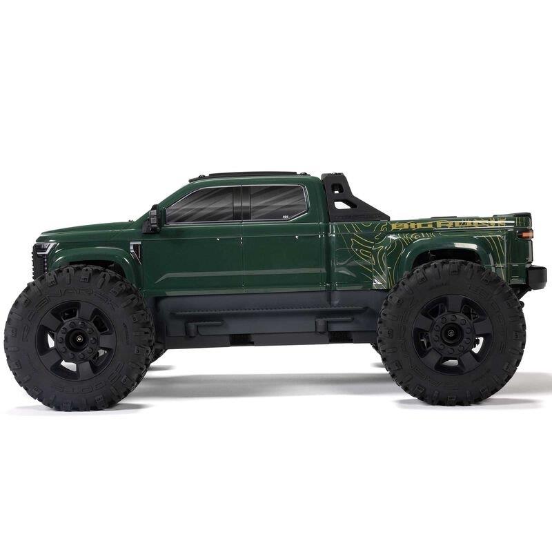 ARRMA 1/10 BIG ROCK 223S DSC 4X4 RTR Brushless Monster Truck, Green - 8