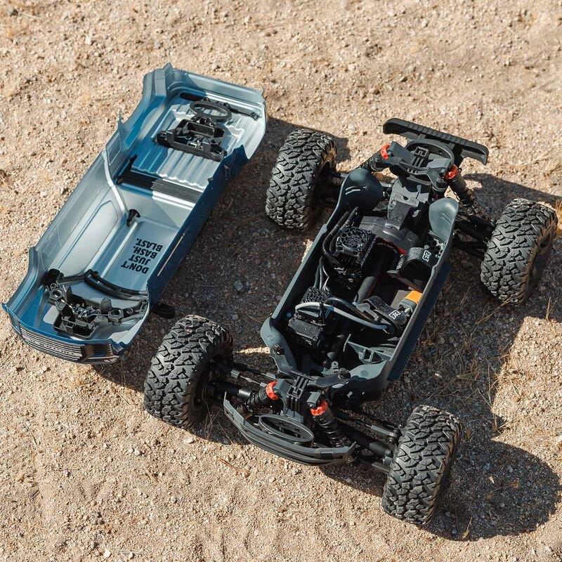 ARRMA 1/10 BIG ROCK 223S DSC 4X4 RTR Brushless Monster Truck, Blue - 25
