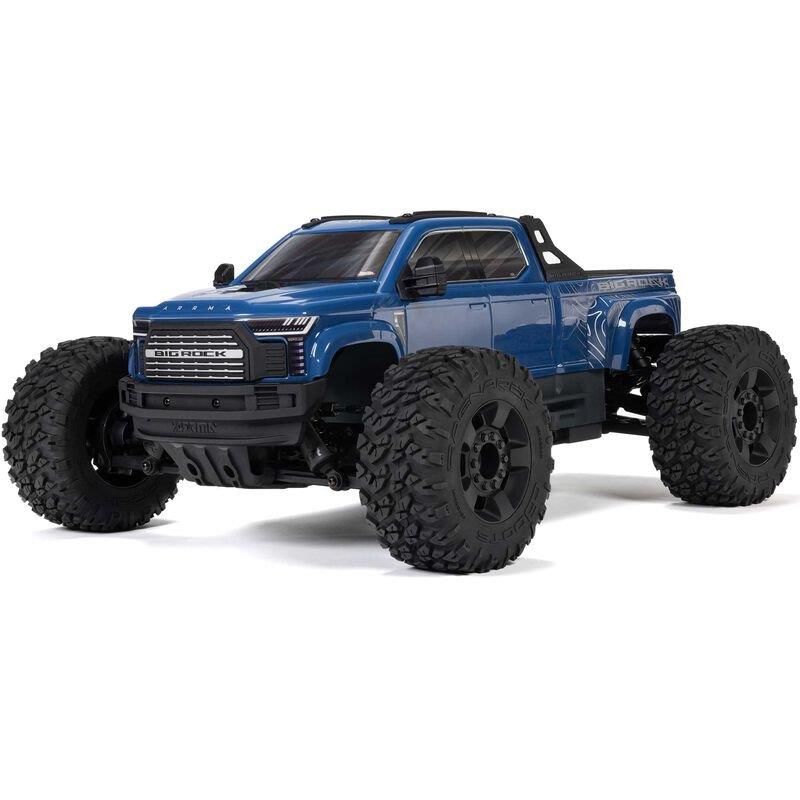 ARRMA 1/10 BIG ROCK 223S DSC 4X4 RTR Brushless Monster Truck, Blue - 2