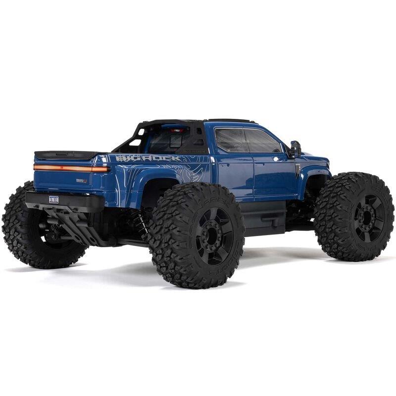 ARRMA 1/10 BIG ROCK 223S DSC 4X4 RTR Brushless Monster Truck, Blue - 22