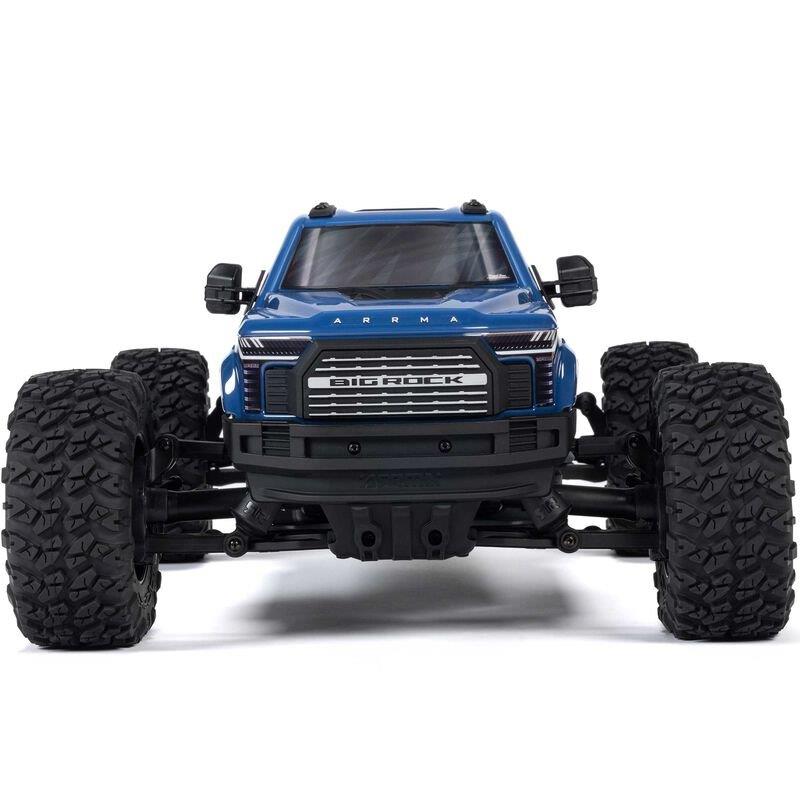 ARRMA 1/10 BIG ROCK 223S DSC 4X4 RTR Brushless Monster Truck, Blue - 10