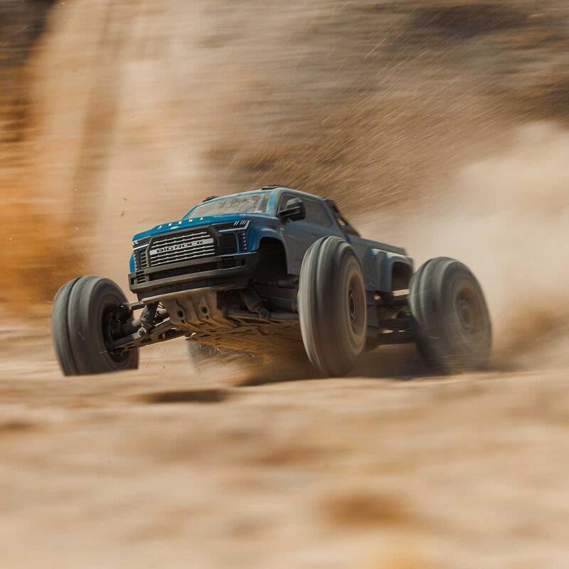 ARRMA 1/10 BIG ROCK 223S DSC 4X4 RTR Brushless Monster Truck, Blue - 5