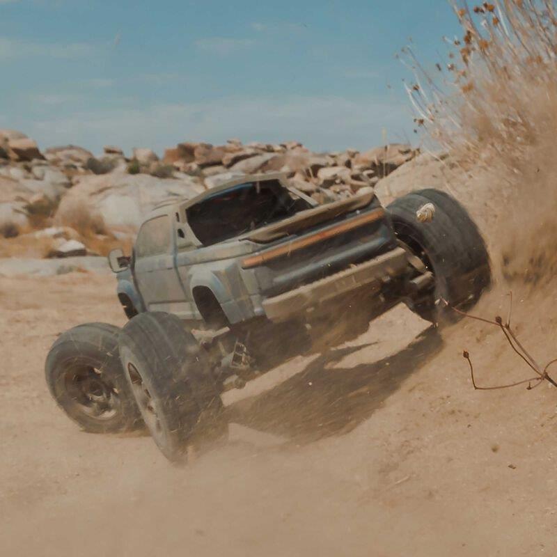 ARRMA 1/10 BIG ROCK 223S DSC 4X4 RTR Brushless Monster Truck, Blue - 6