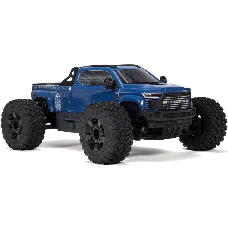ARRMA 1/10 BIG ROCK 223S DSC 4X4 RTR Brushless Monster Truck, Blue - 21