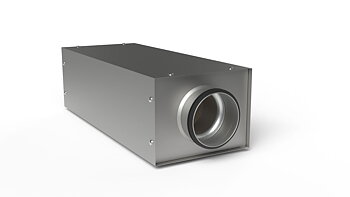 LRCNA Lågbyggd ljuddämpare 125x500mm