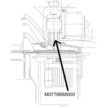 Knife shaft bearing TC/I-250KM (0776868000)