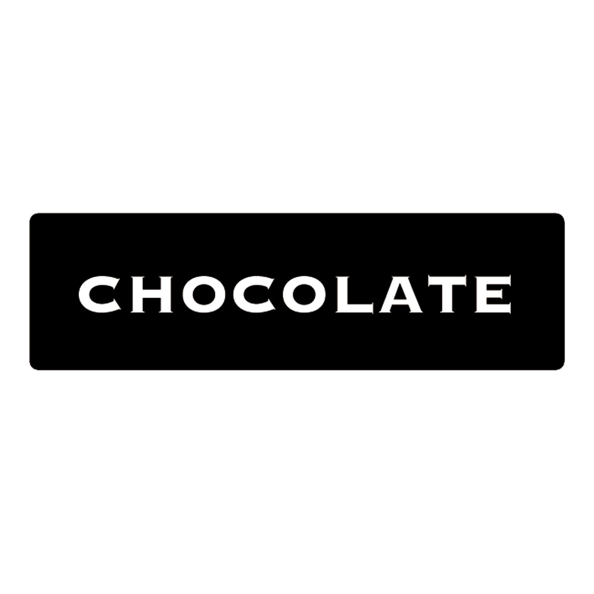 Carrara  kanisterdekal Chocolate