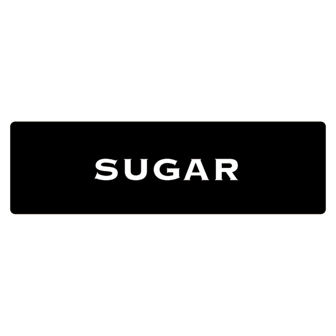 Carrara  kanisterdekal Sugar.