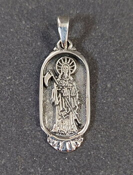 Dödens Helgon (Santa Muerte) - Hänge i Silver