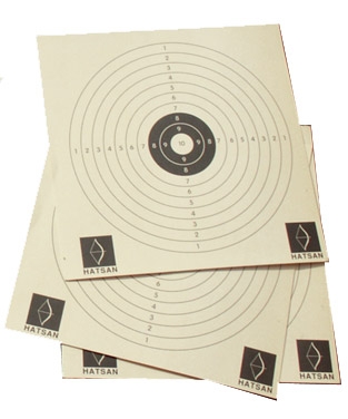 Hatsan Target, 10-ringed, 14x14cm - 100pcs
