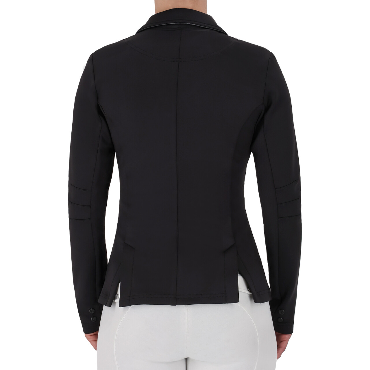 QHP Izebel Competition Jacket Junior - Black - 4-way stretch