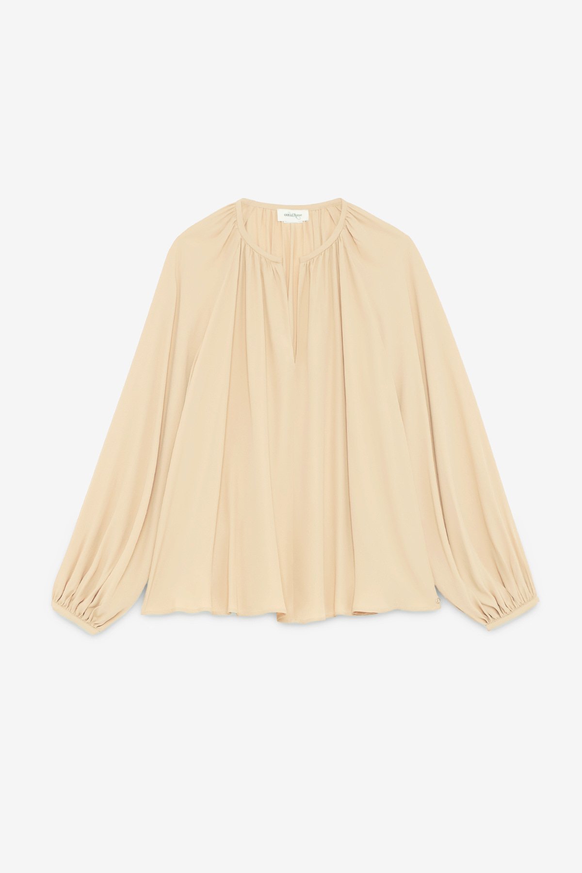 OttodÁme - Silk Blend Blouse Latte - 5