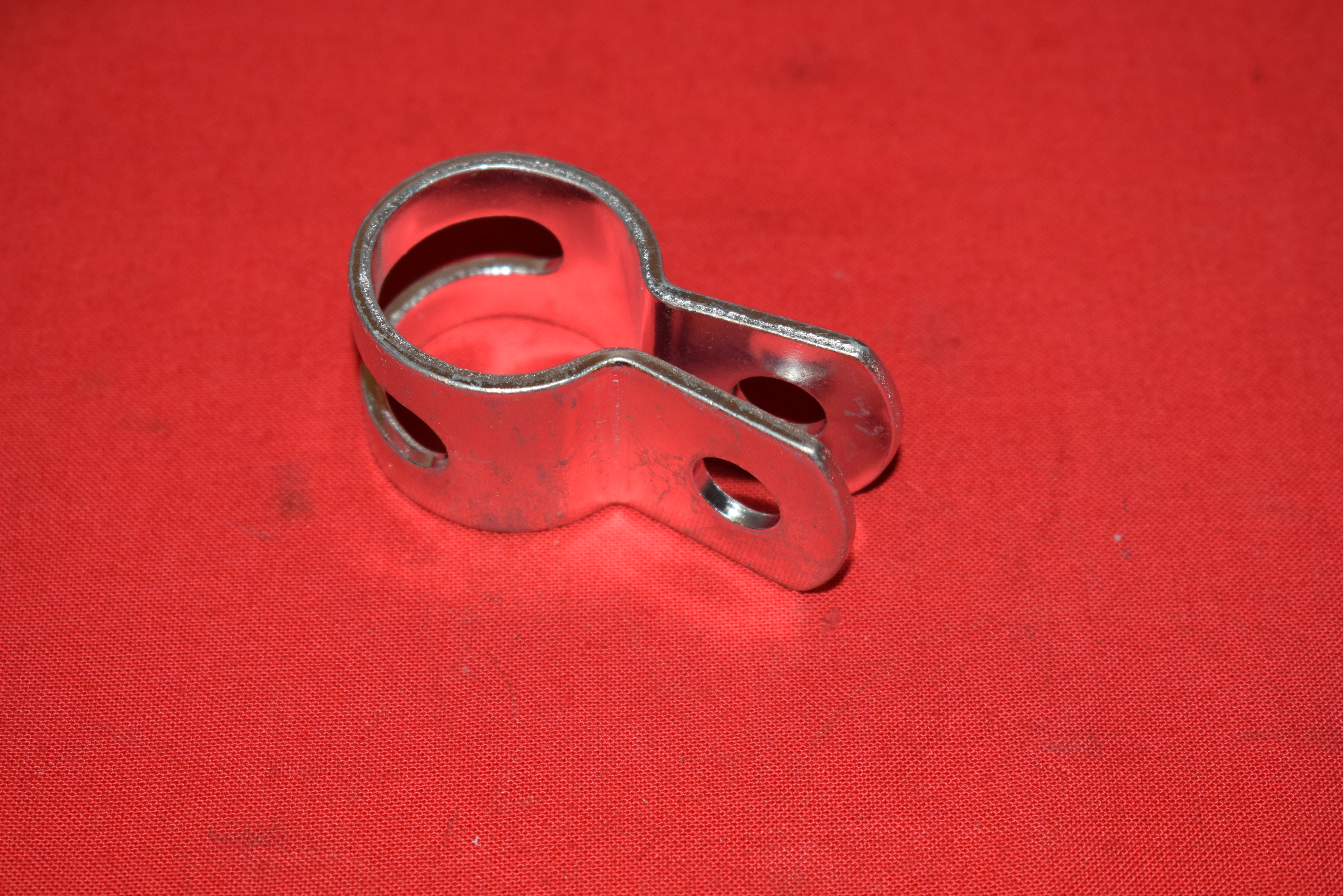 Spotlight Clamp, for mounting on 1" tube, Indian Chief &  Four, Cad - 2