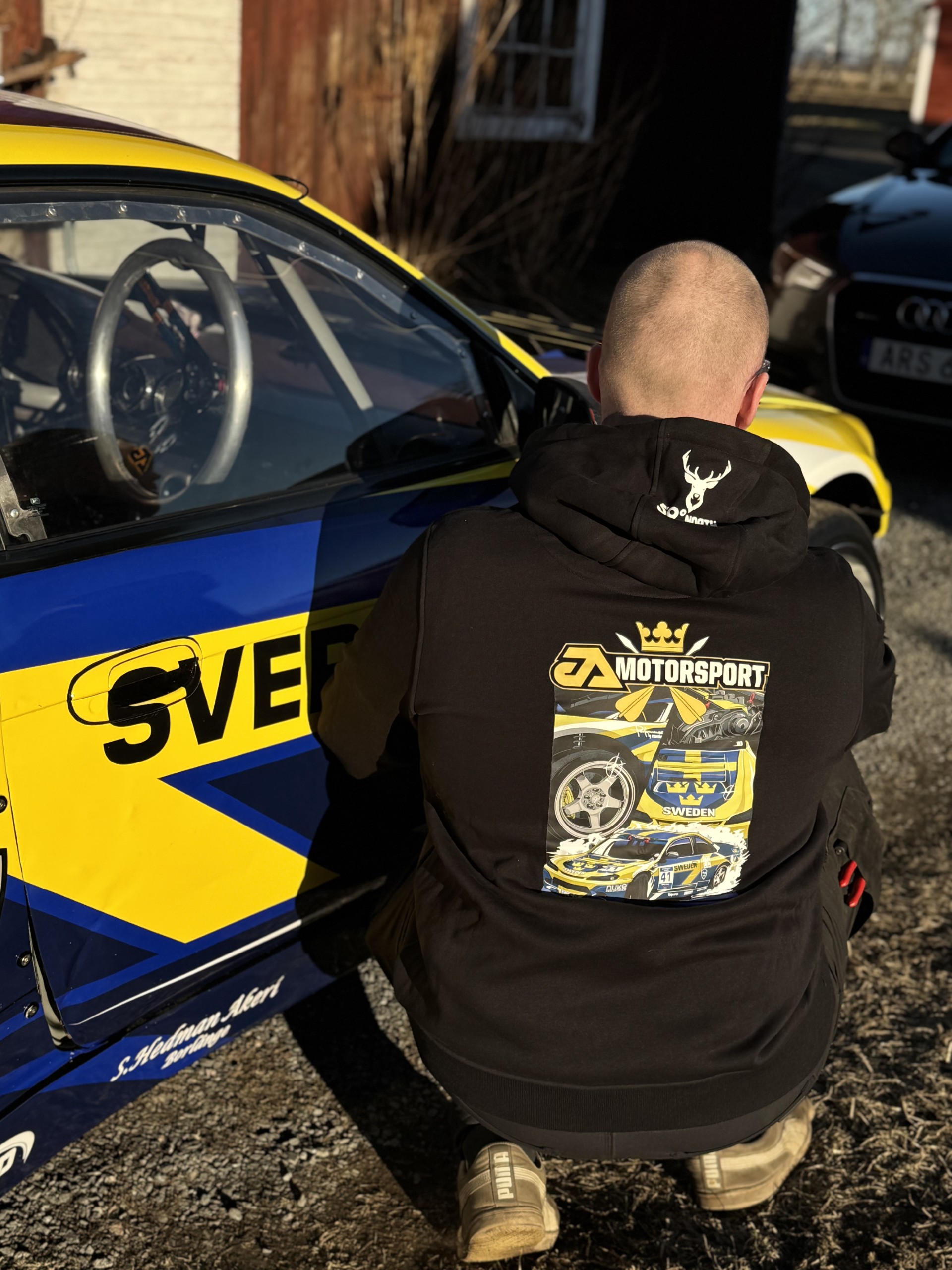 JA Motorsport 2025 Hoodie svart - 4