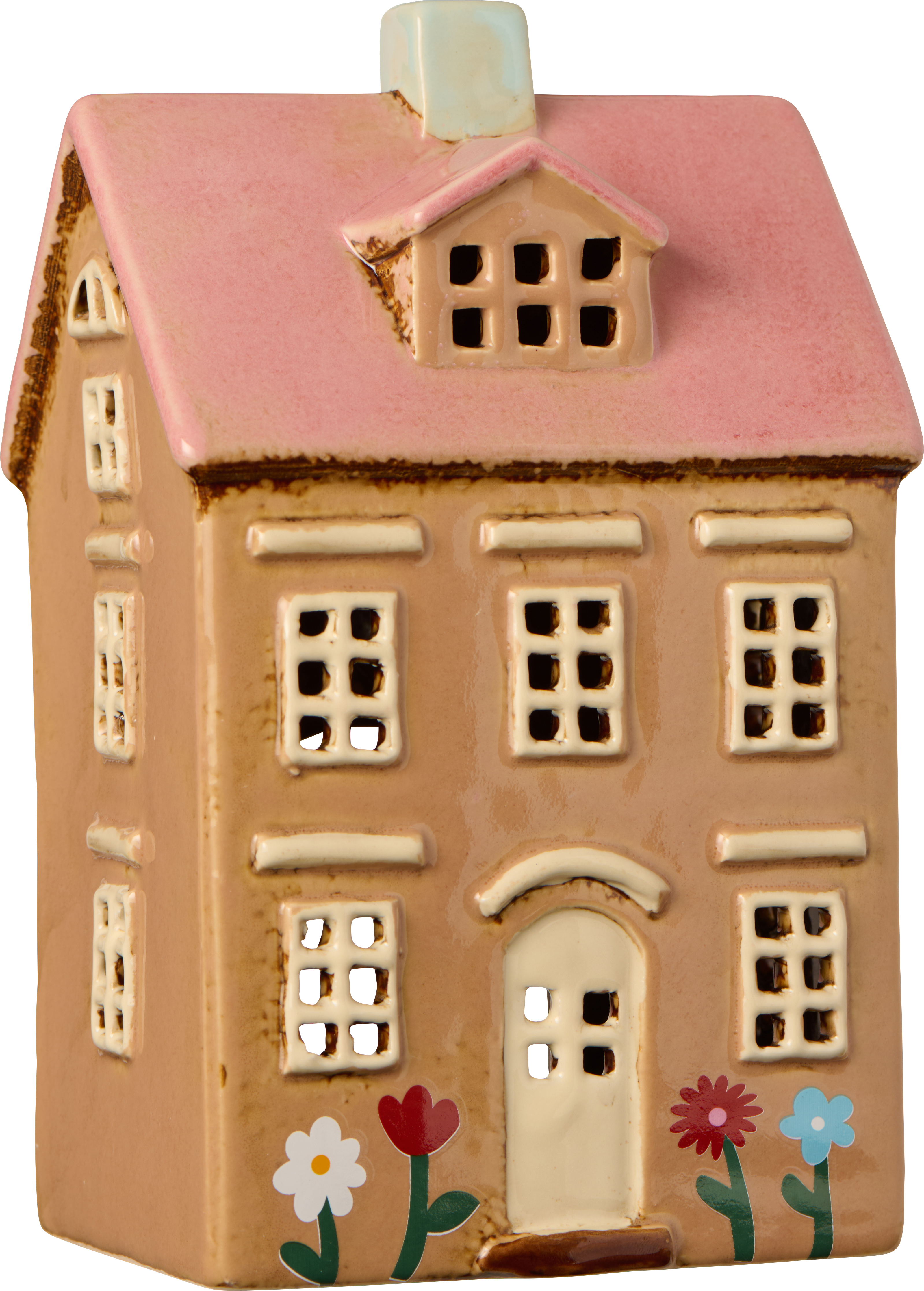House lantern - Lantern house - Nyhavn Blomster - 19x11.8 cm - 3