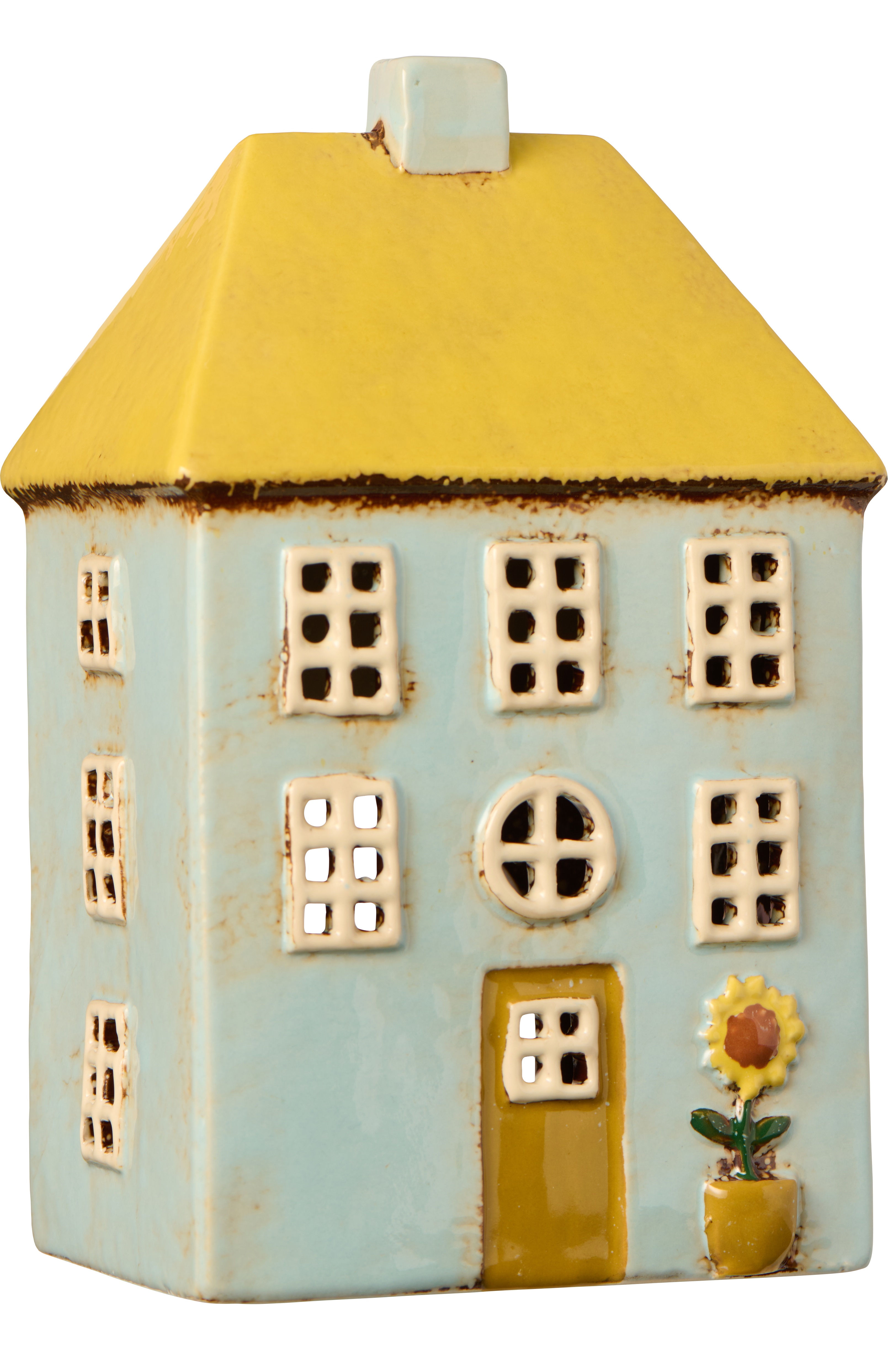 Huslykta - Lykta hus - Nyhavn Solros - 19x11,8 cm - 2