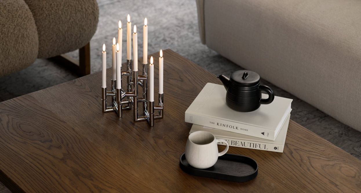 Uyuni Matrix Candleholder Chrome 4 arms - 3