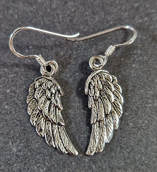 Änglavingar - Örhängen i Silver