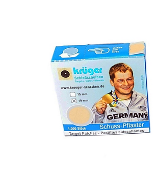 Kruger Target patches 8519, 19 mm white