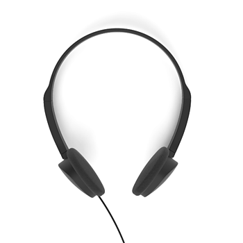 On-ear hörlurar med 3,5 mm kontakt till Roger Neckloop