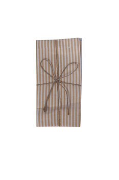 Servett Stina 45x45cm saffran/beige 2st