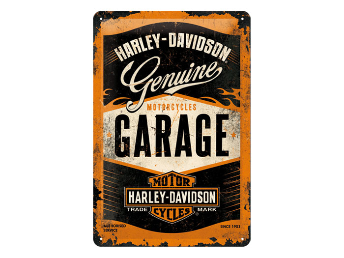 Plåtskylt Harley Davidson Garage - 2