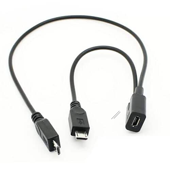 Micro-USB Splitter till Roger Table Mic II