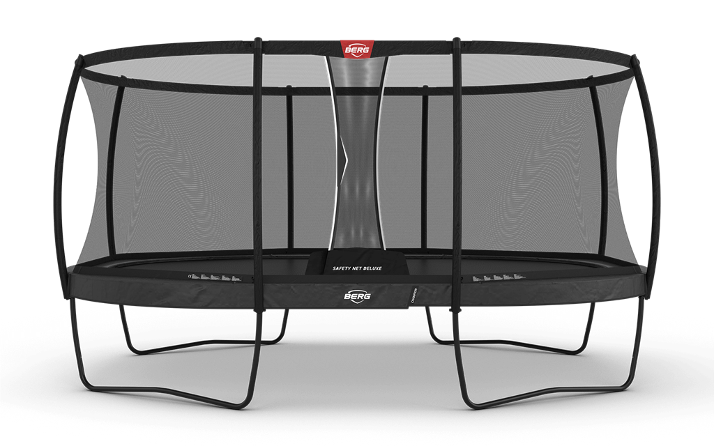 BERG Grand Champion Grå 520x345 oval Airflow PRO + skyddsnät Deluxe