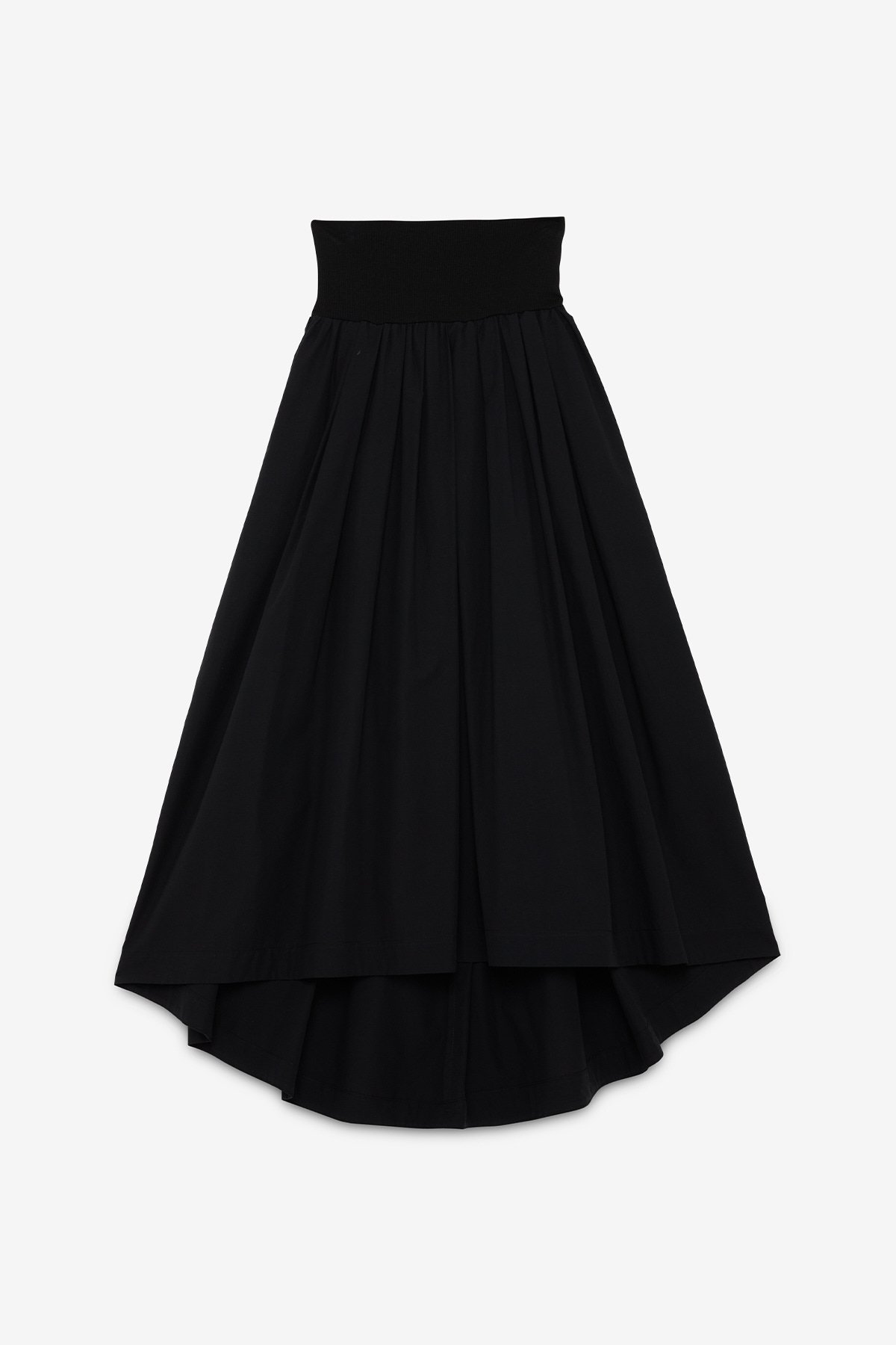 OttodÁme - Poplin Skirt With Waistband  Night - 6