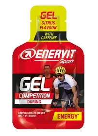 Enervit Sport Gel Citrus med koffein 25 ml
