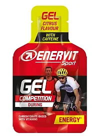 Enervit Sport Gel Citrus med koffein 25 ml