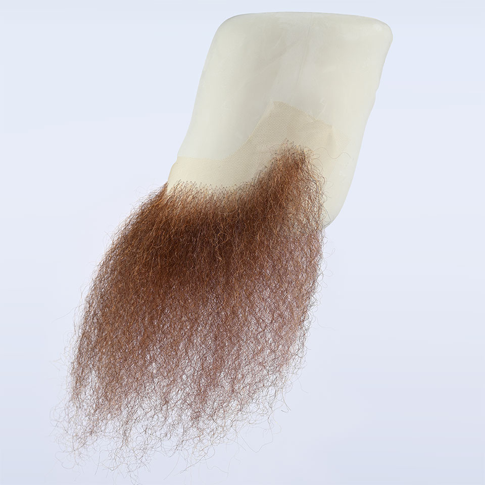 Skägg 9250 RED 20 cm (ofriserad) - Kryolan - 3