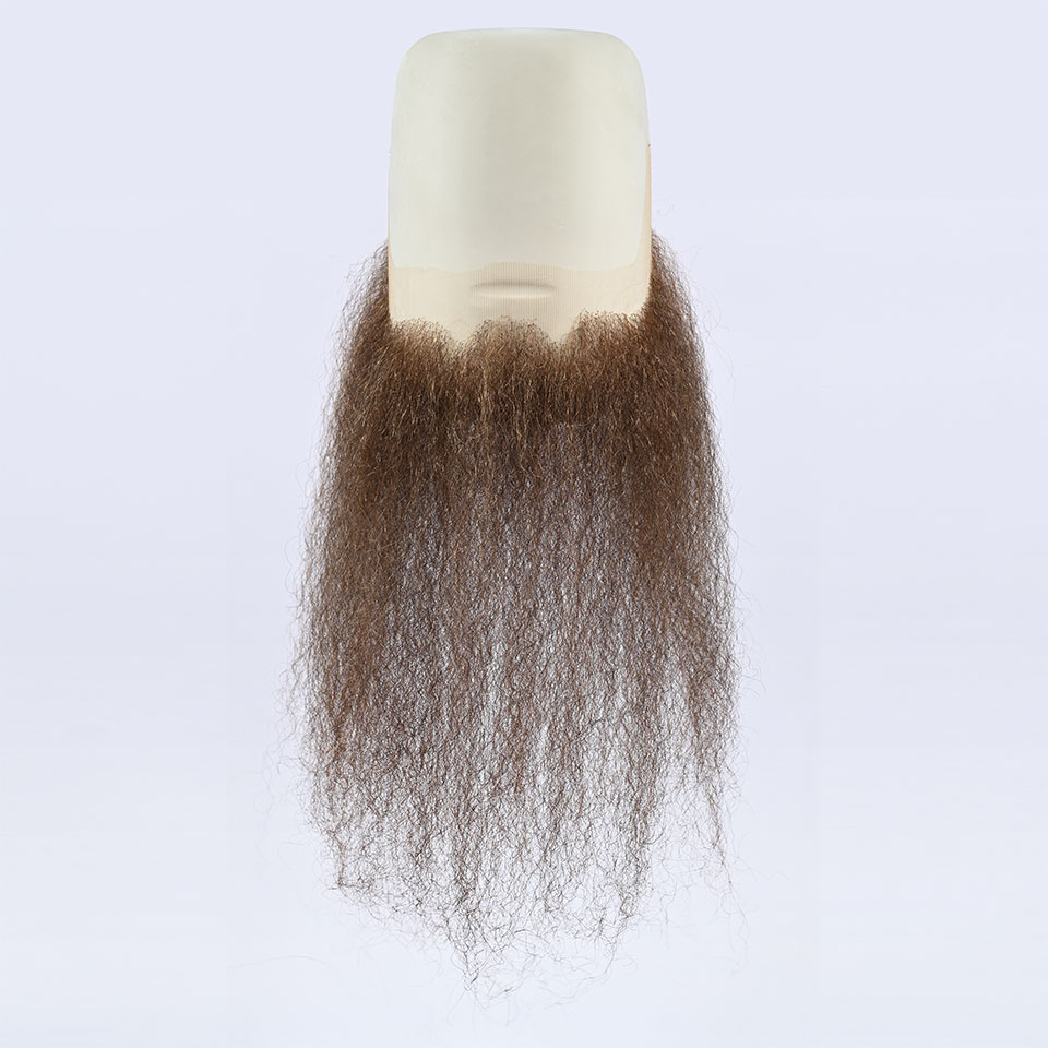 Skägg 9251 BROWN 30 cm (ofriserad) - Kryolan