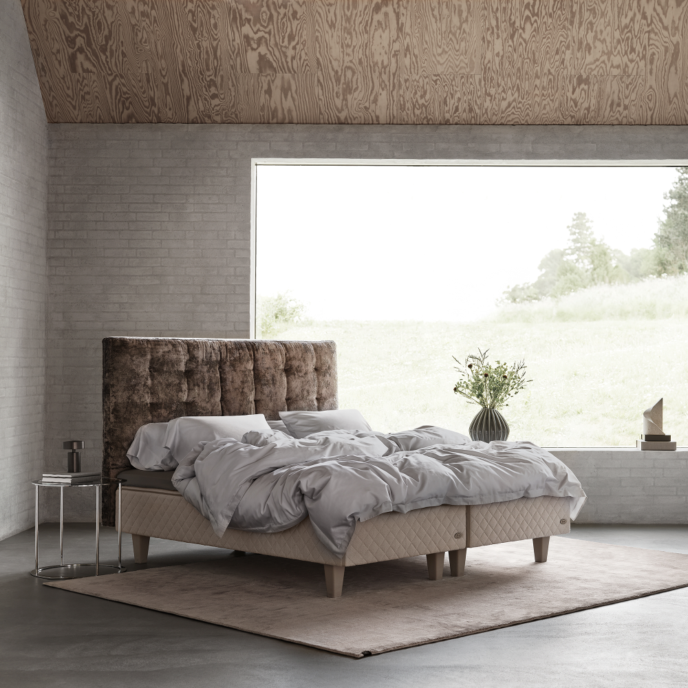 DUX 10 - Sustainable Comfort dubbelsäng bredd 140-210 cm inkl. bäddmadrass - 2